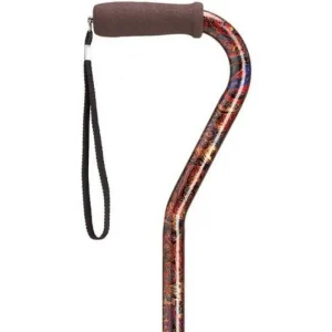 ADJUSTABLE OFFSET CANE ROYAL PAISLEY